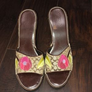Coach heels - size 9.5